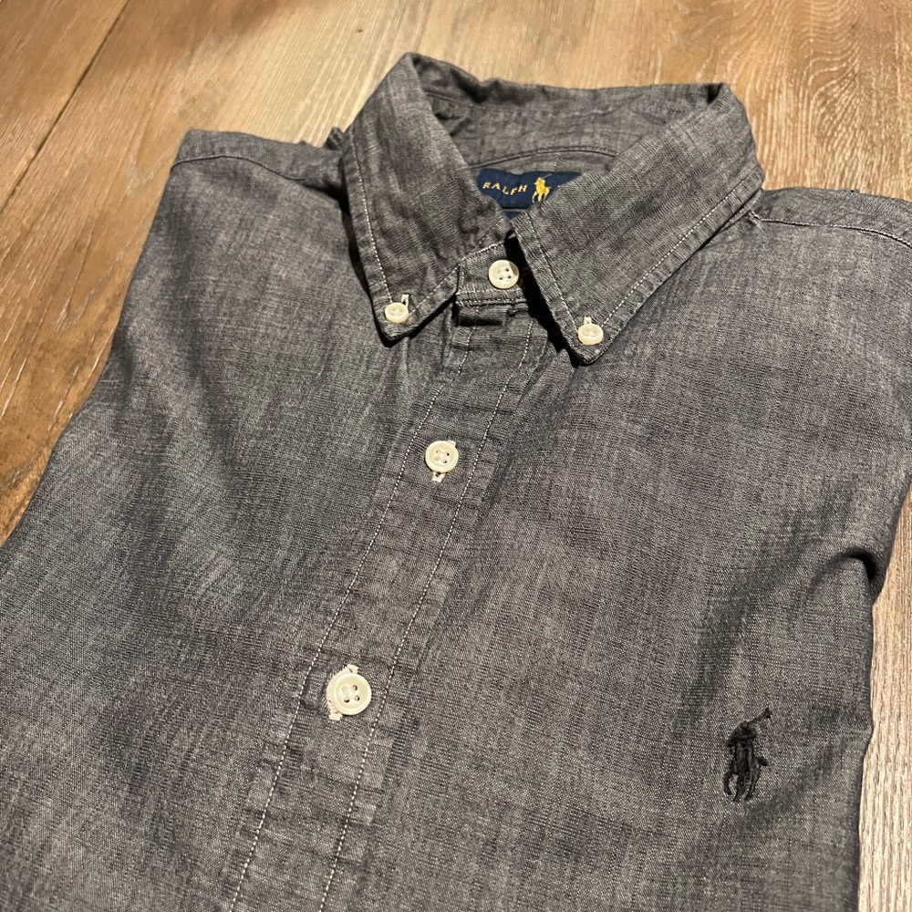 Slim Fit Casual Button-Down Polo Ralph Lauren Shirt